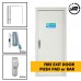 Fire Exit / Emergency Exit Door - Panic Push Pad + Optional Outside Access Device - Personnel  Steel Fire Exit Door 